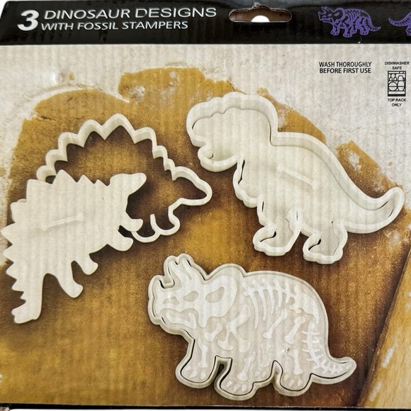 Fossil Dino Cutters and Stampers Set - Picture 1 of 5